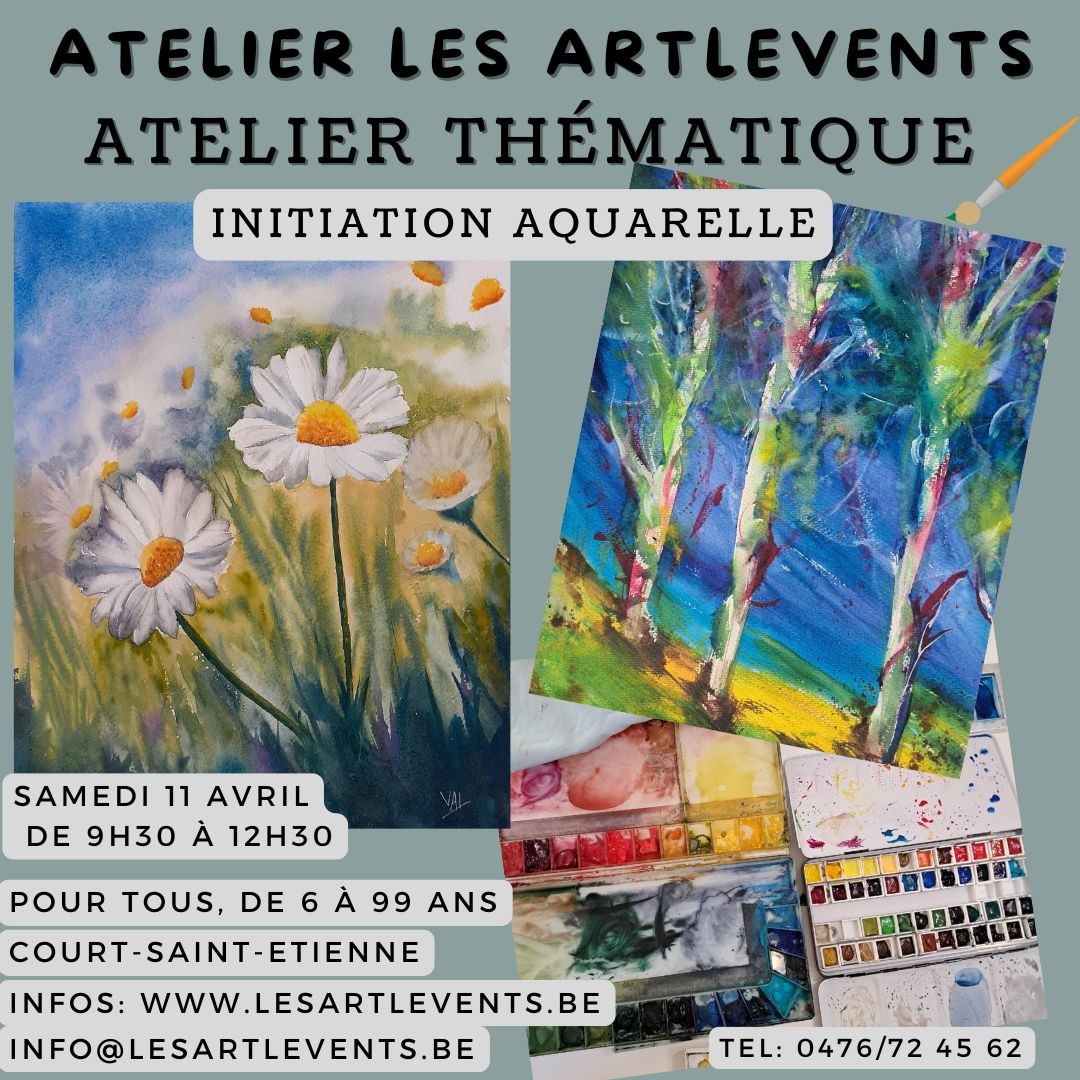 Bleu blanc Montage photo Voyage Publication Instagram - 1 atelier-initiation-aquarelle