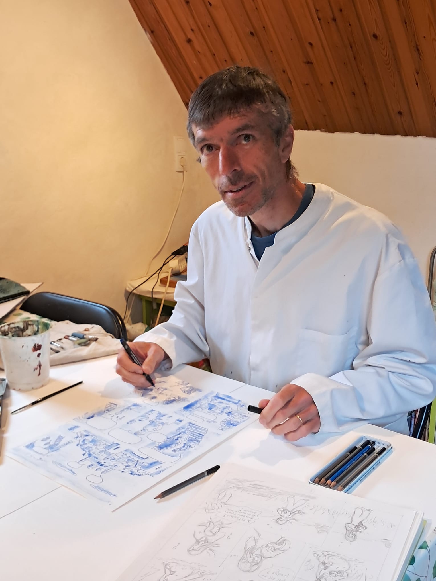 Atelier dessin Court-Saint-Etienne