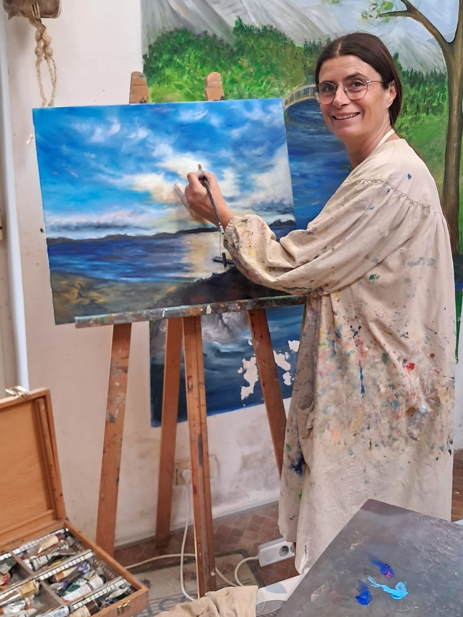 Atelier peinture Court-Saint-Etienne